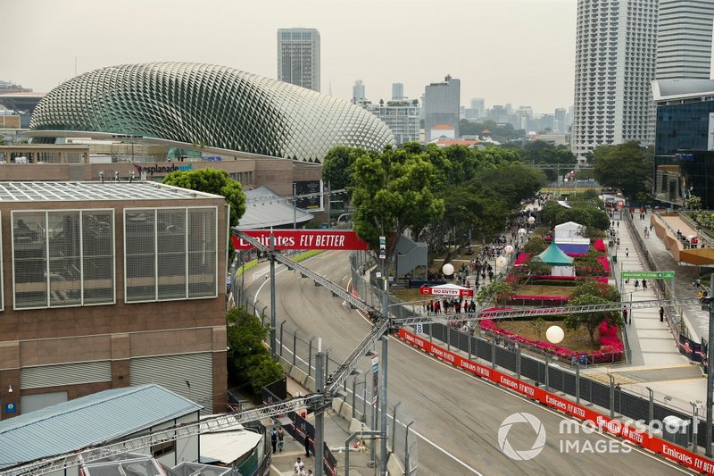Vista general del circuito de Singapur