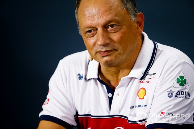 Frederic Vasseur, Team Principal, Alfa Romeo Racing, in conferenza stampa