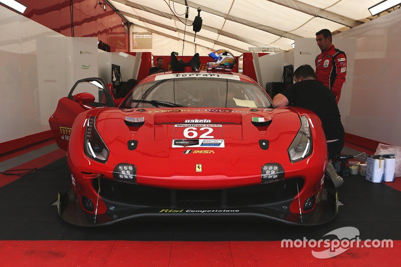 #62 Risi Competizione Ferrari 488 GTE: Alessandro Pier Guidi, James Calado, Daniel Serra