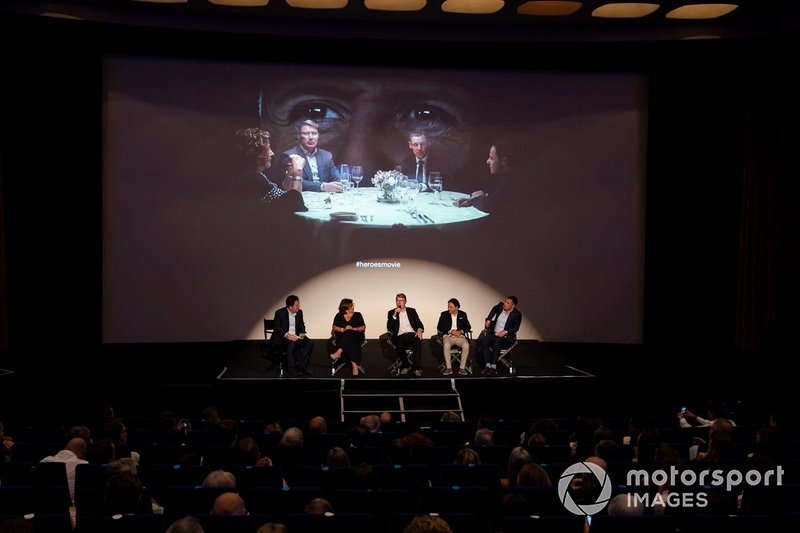 James Allen, Motorsport Network President, Michèle Mouton, Mika Hakkinen, Felipe Massa, Tom Kristensen