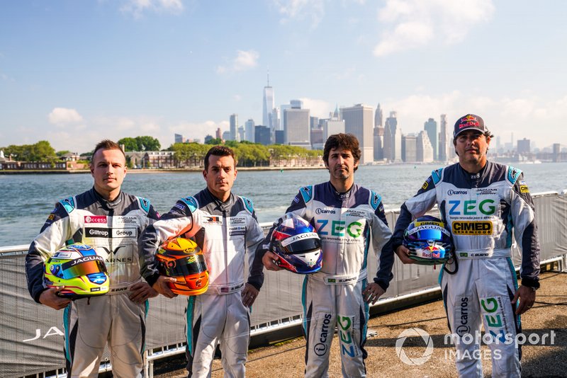 Simon Evans, Team Asia New Zealand, Bryan Sellers, Rahal Letterman Lanigan Racing, Sérgio Jimenez, Jaguar Brazil Racing, Cacá Bueno, Jaguar Brazil Racing