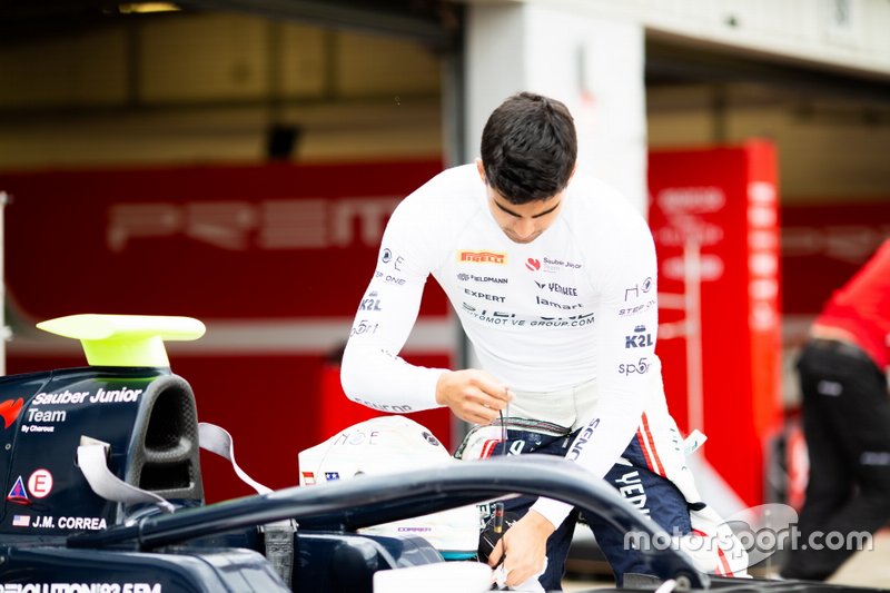 Juan Manuel Correa, Sauber Junior Team by Charouz