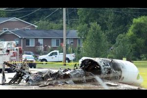 Dale Earnhardt Jr. plane crash wreckage