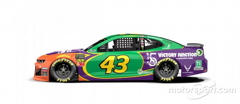 Bubba Wallace homenageará Adam Petty e o modelo em que venceu uma prova da ARCA em Charlotte em 1998