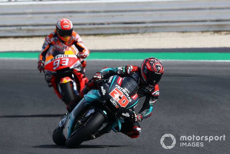 Fabio Quartararo, Petronas Yamaha SRT, Marc Marquez, Repsol Honda Team