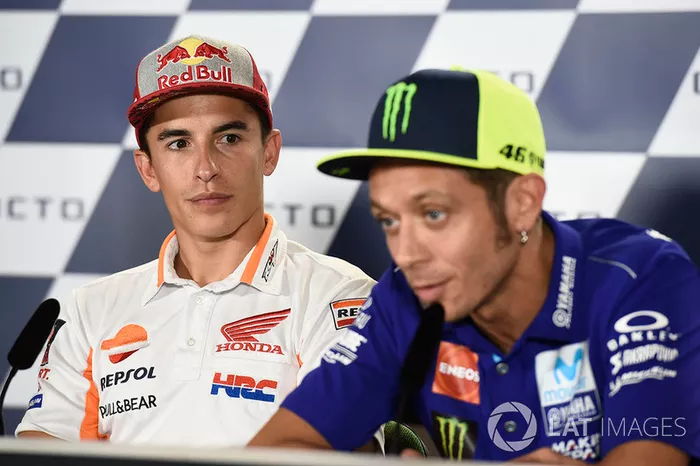 Marc Marquez, Repsol Honda Team, Valentino Rossi, Yamaha Factory Racing