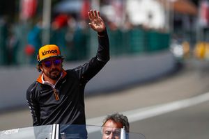 Fernando Alonso, McLaren, pilotlar geçit töreninde