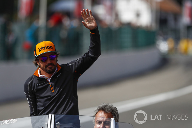 Belga Nagydíj - versenyzői felvonulás - F1 2018
