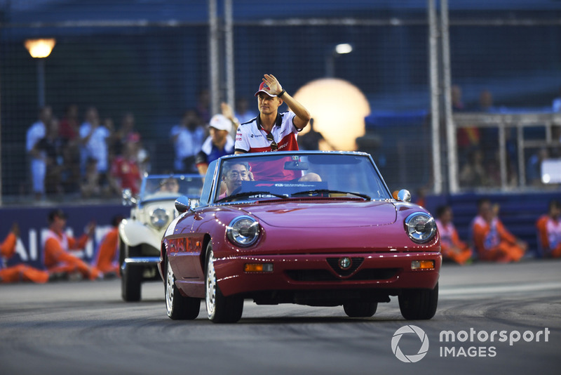 Marcus Ericsson, Sauber on drivers parade