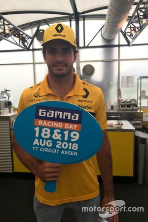 Carlos Sainz Jr. komt naar de Gamma Racing Day op het TT Circuit Assen