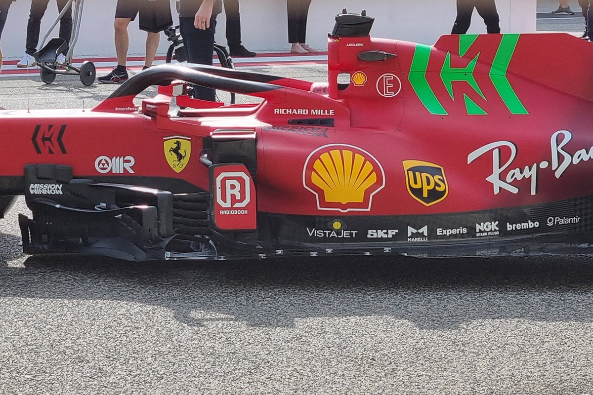 Detalle del Ferrari SF21