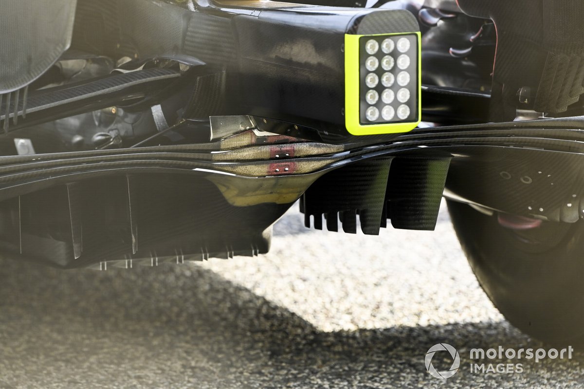Red Bull Racing RB16B rear detail
