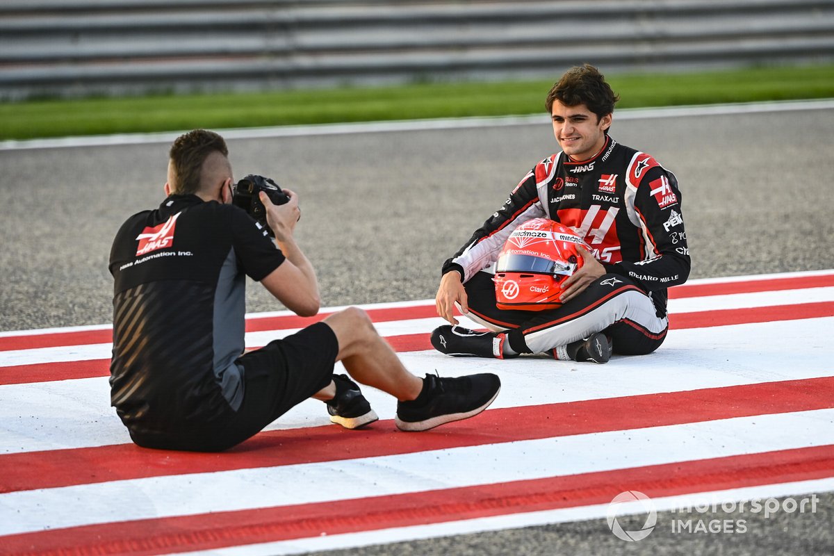 Фотосессия Пьетро Фиттипальди, Haas F1