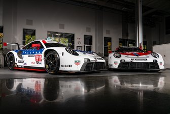 #911 Porsche GT Team Porsche 911 RSR: Frederic Makowiecki, Nick Tandy, Earl Bamber, #912 Porsche GT Team Porsche 911 RSR: Earl Bamber, Laurens Vanthoor, Neel Jani