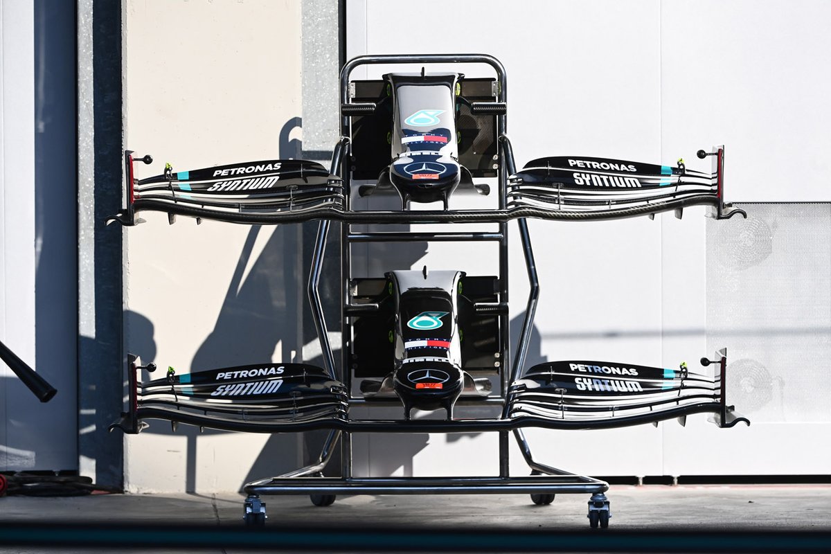 Alerón delantero del Mercedes F1 W11