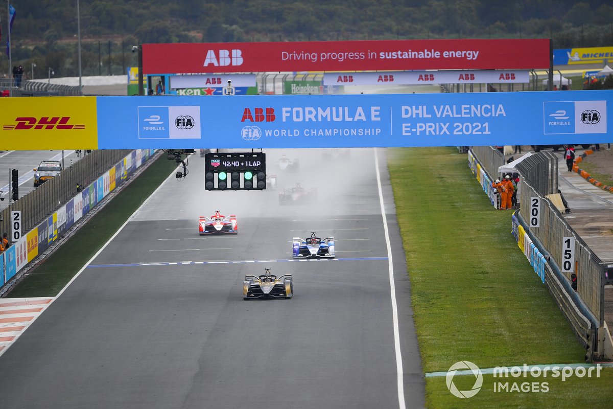Antonio Felix Da Costa, DS Techeetah, DS E-Tense FE21 Maximilian Gunther, BMW i Andretti Motorsport, BMW iFE.21, Alex Lynn, Mahindra Racing, M7Electro