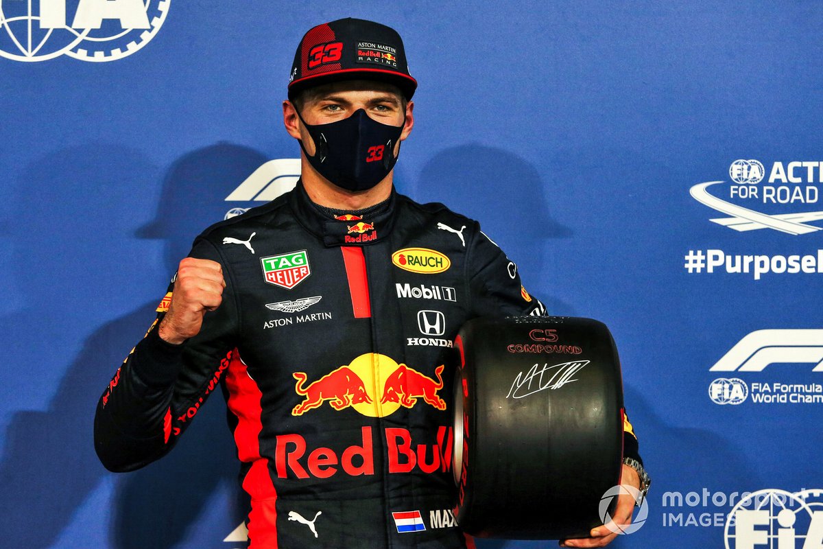 Max Verstappen, Red Bull Racing, con il Pole Position Award