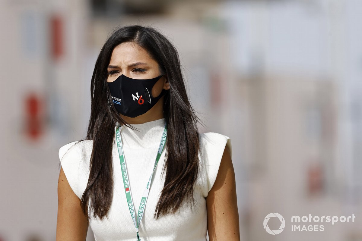 Sandra Dziwiszek, novia de Nicholas Latifi, Williams Racing