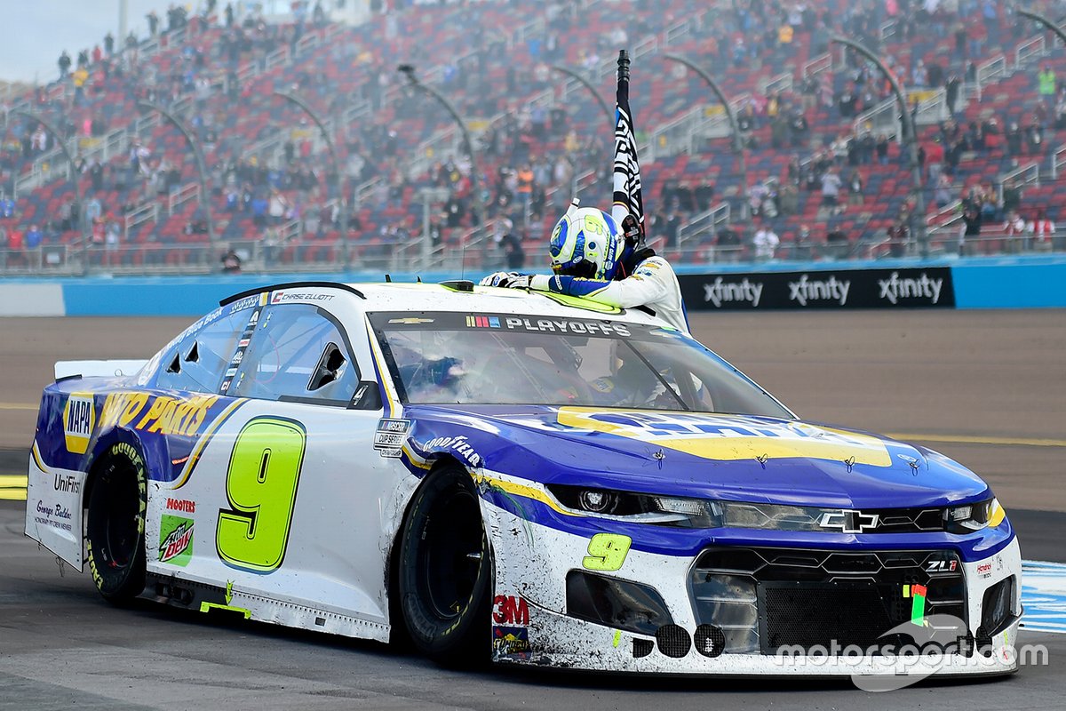 Campeón Chase Elliott, Hendrick Motorsports, Chevrolet Camaro