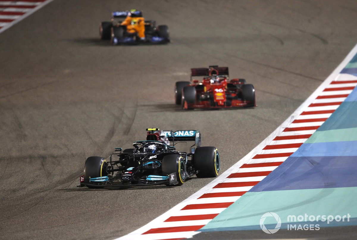 Valtteri Bottas, Mercedes W12, Charles Leclerc, Ferrari SF21, Lando Norris, McLaren MCL35M