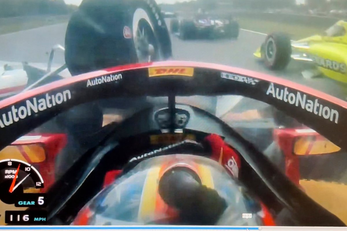 Screenshot de la caméra embarquée de Ryan Hunter-Reay, Andretti Motorsport