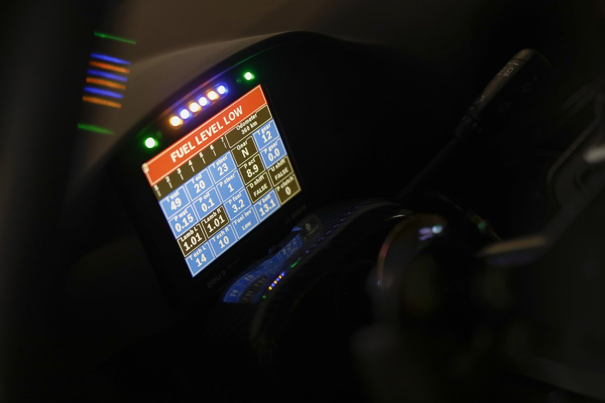 Steering wheel detail