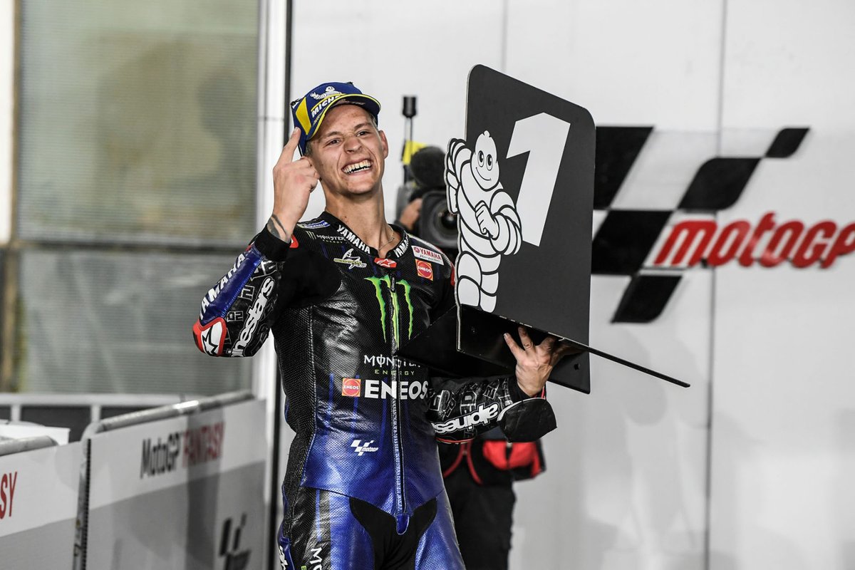 Ganador de la carrera Fabio Quartararo, Yamaha Factory Racing