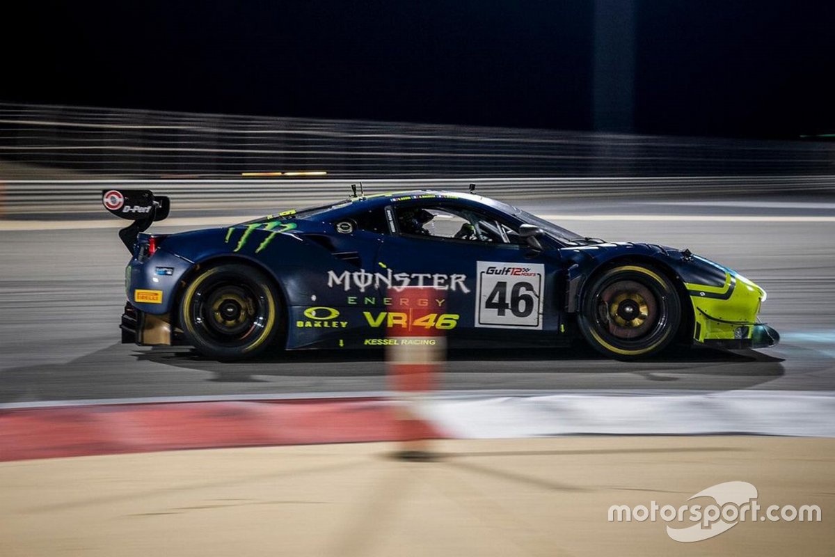 #46 Kessel Racing Monster VR46, Ferrari 488 GT3: Valentino Rossi, Alessio Salucci, Luca Marini