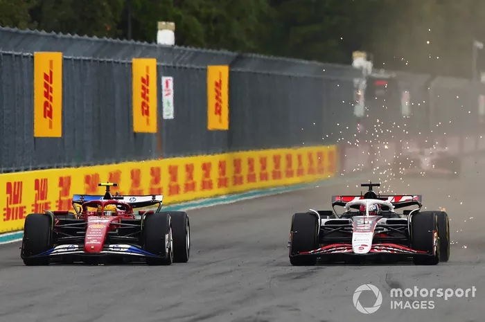 Lewis Hamilton, Ferrari, Esteban Ocon, Haas F1 Team