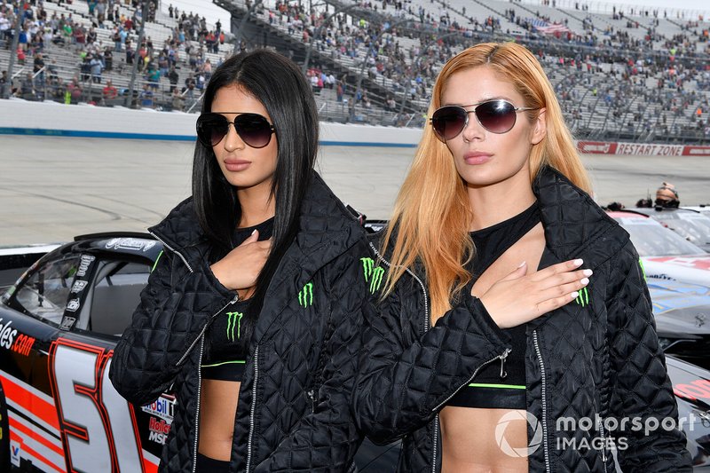  Riley Herbst, Joe Gibbs Racing, Toyota Supra Monster Energy Monster Girls