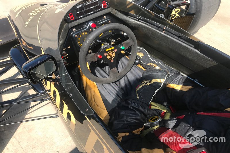 Dettaglio della Lotus 97T di Ayrton Senna