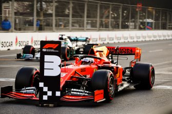 Sebastian Vettel, Ferrari SF90, après les qualifications