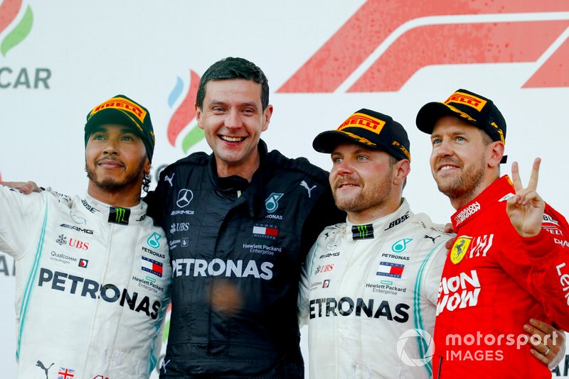 Lewis Hamilton, Mercedes AMG F1, Valtteri Bottas, Mercedes AMG F1, Sebastian Vettel, Ferrari