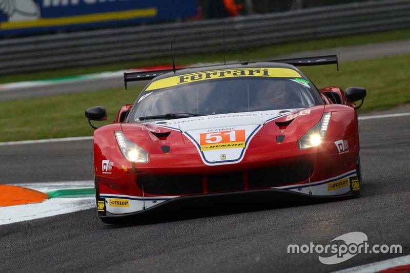 #51 Luzich Racing Ferrari F488 GTE: Alessandro Pier Guidi, Nicklas Nielsen, Fabien Lavergne