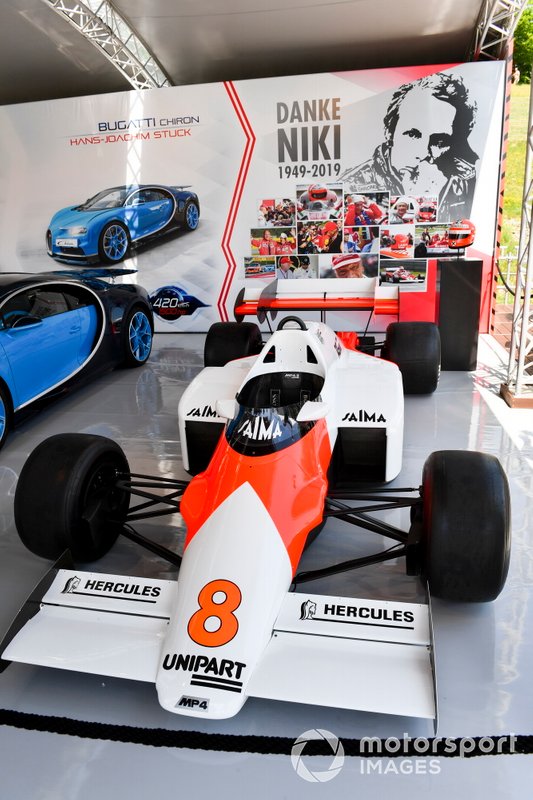 McLaren MP4-2 de Niki Lauda em exibição no Red Bull Ring