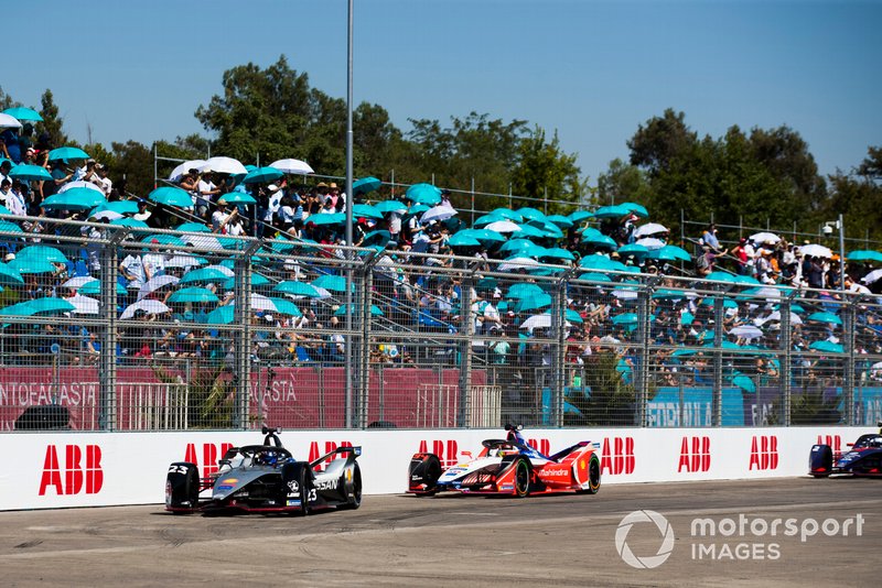Sébastien Buemi, Nissan e.Dams, Nissan IMO1 Pascal Wehrlein, Mahindra Racing, M5 Electro