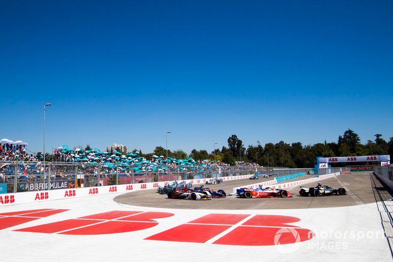 Sébastien Buemi, Nissan e.Dam, Nissan IMO1 Pascal Wehrlein, Mahindra Racing, M5 Electro, Sam Bird, Envision Virgin Racing, Audi e-tron FE05, Daniel Abt, Audi Sport ABT Schaeffler, Audi e-tron FE05