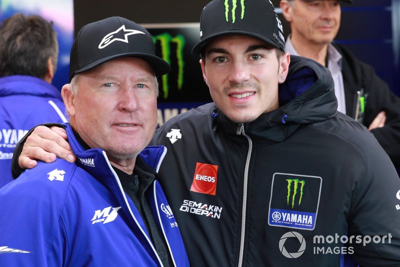 Maverick Vinales, Yamaha Factory Racing, mit Kenny Roberts