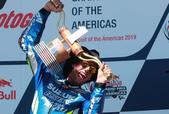 Podyum: Yarış galibi Alex Rins, Team Suzuki MotoGP