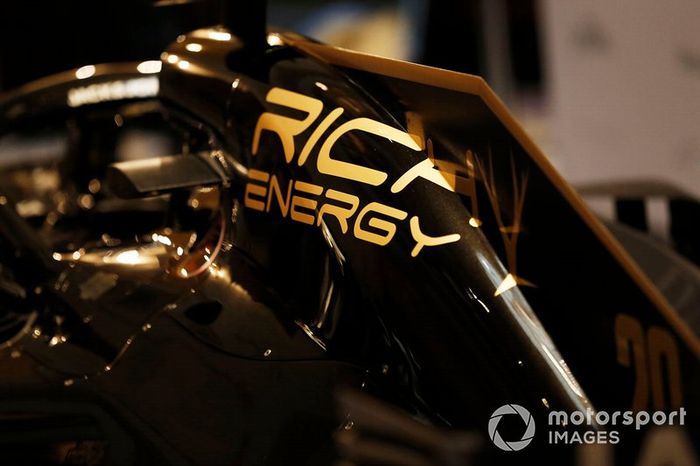 Rich Energy Branding en la nueva decoración de Haas 2019
