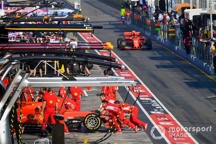 Sebastian Vettel, Ferrari SF90, Charles Leclerc, Ferrari SF90