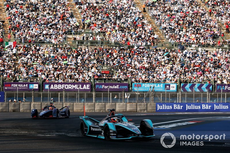 Mitch Evans, Panasonic Jaguar Racing, Jaguar I-Type 3, Robin Frijns, Envision Virgin Racing, Audi e-tron FE05
