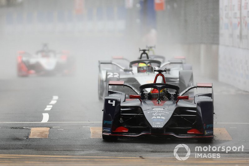 Robin Frijns, Envision Virgin Racing, Audi e-tron FE05 Oliver Rowland, Nissan e.Dams, Nissan IMO1