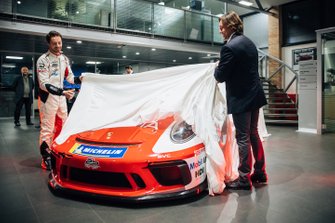 Presentazione della livrea della Porsche di Giovanni Berton, AB Racing