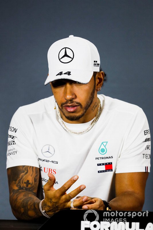 Lewis Hamilton, Mercedes AMG F1 in Press Conference