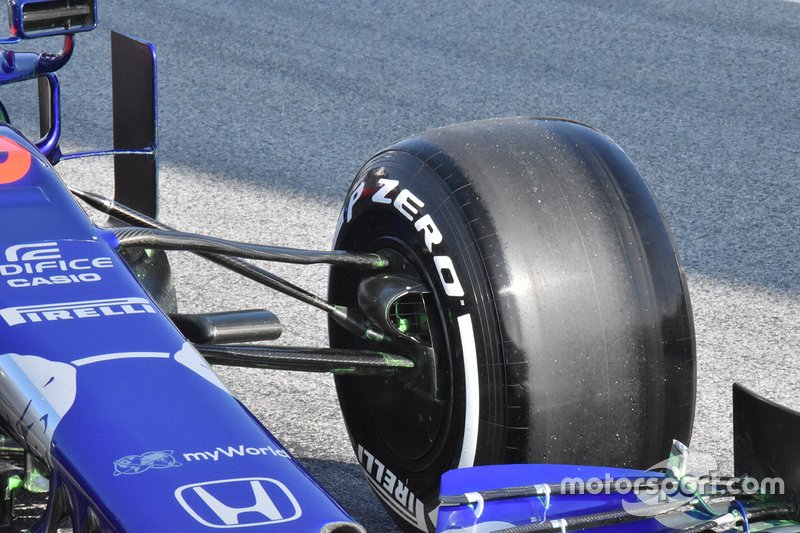 Suspension de la Scuderia Toro Rosso STR14