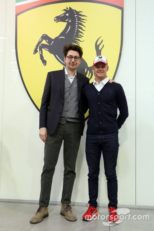 Mattia Binotto, Mick Schumacher, Academia de pilotos de Ferrari