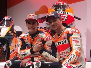 Marc Marquez, Repsol Honda Team; Jorge Lorenzo, Repsol Honda Team