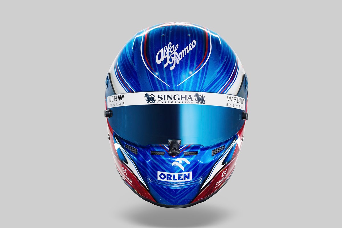 Casco de Valtteri Bottas, Alfa Romeo