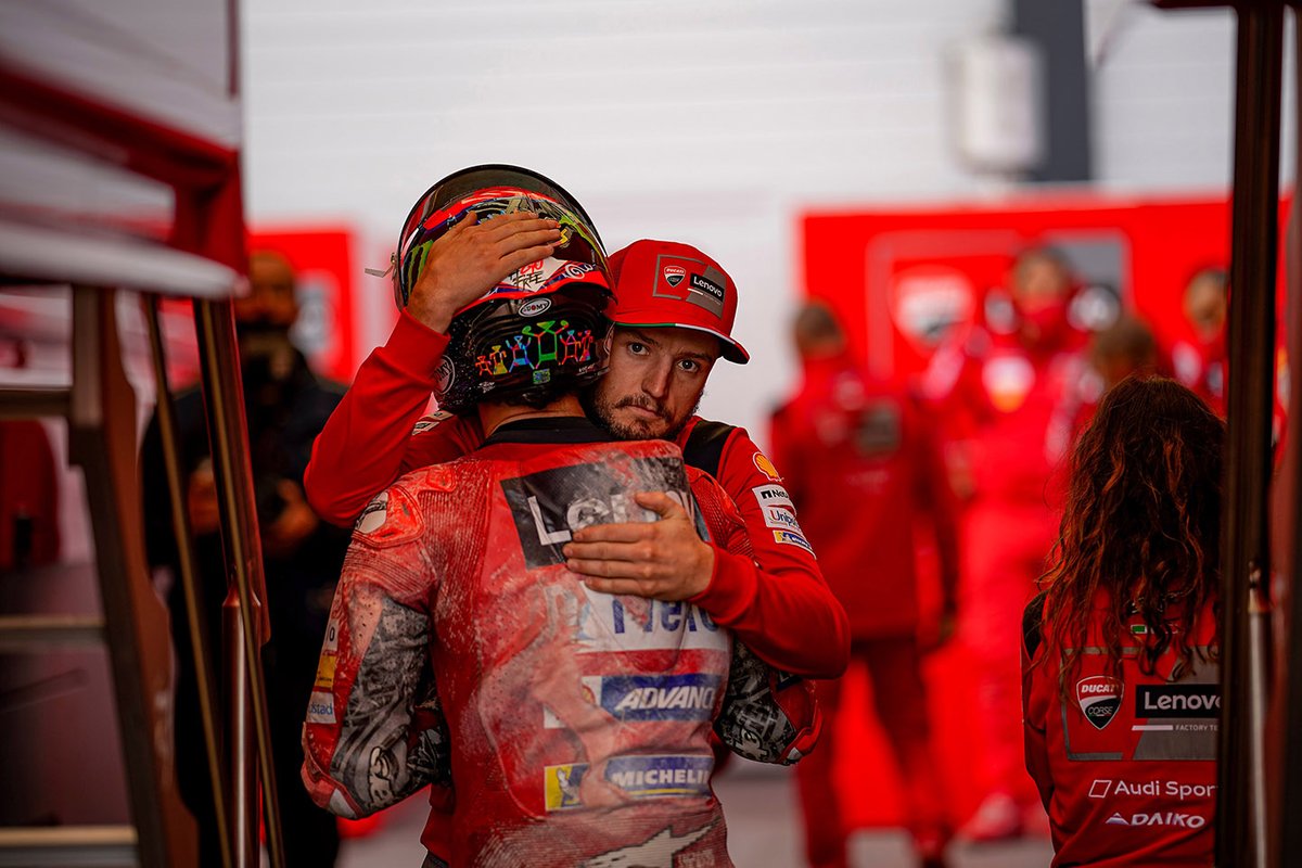 Jack Miller y Francesco Bagnaia, equipo Ducati